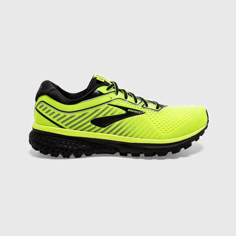 Brooks Ghost 12 Israel - Men's Road Running Shoes - Yellow (38061-OKZJ)